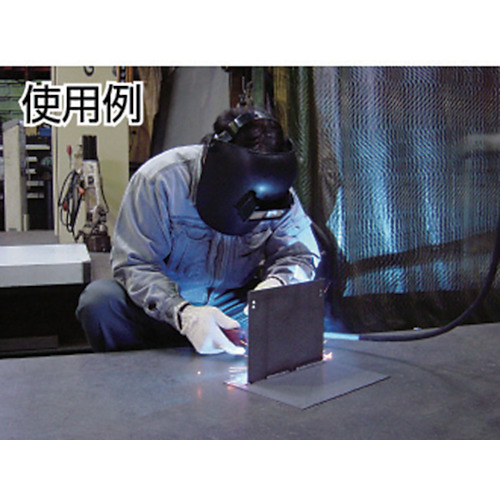 溶接面 プラスチック製 直かぶりタイプ【TPW-K】