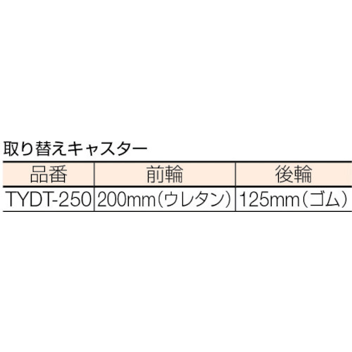秤付ドラム缶運搬車 250kg 油圧式 820X800XH1090【TYDT-250】