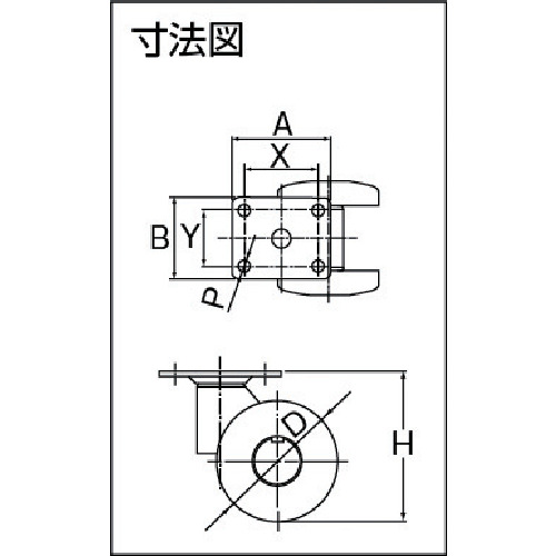 キャスパッド【CNPF75B】