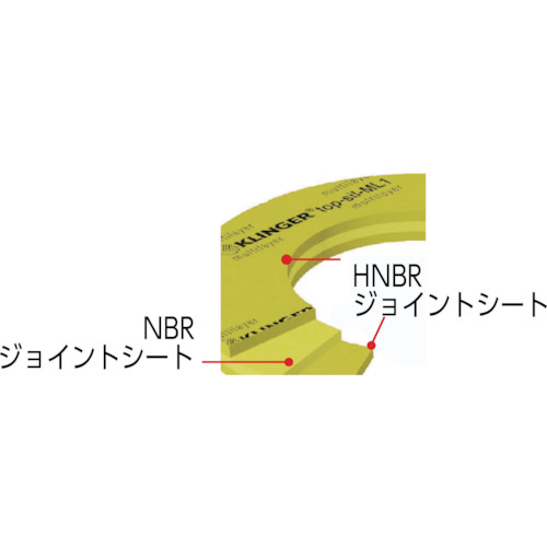 フランジパッキン(5枚入り) ML1-10K-40A【ML1-10K-40A】