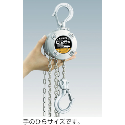 チェーンブロック CX形 250kgx2.5m【CX003】