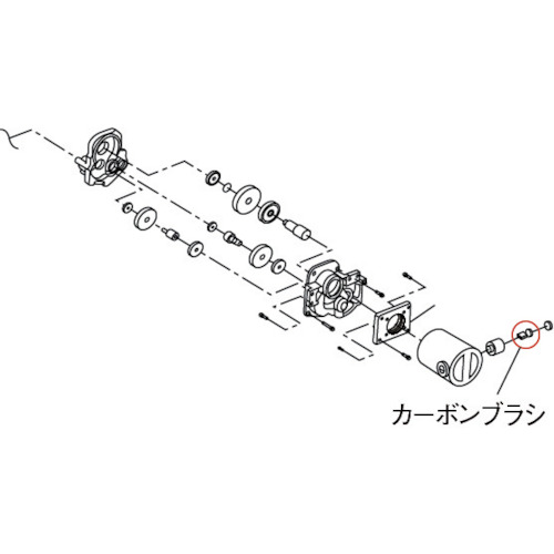 カーボンブラシ ビーバー80・100用【70858】