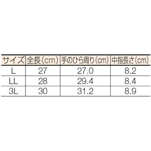 防寒用ダイローブ102(3L)【D102-3L】