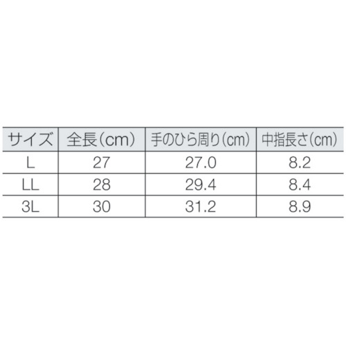 防寒用ダイローブ102(L)【D102-L】