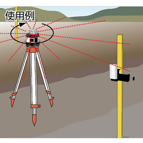回転レーザレベル STS-H600(三脚付)【STS-H600】
