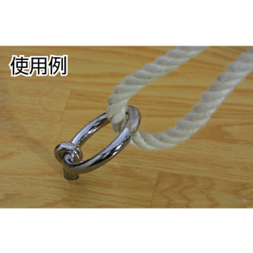 丸カンスクリュー ステンレス製 3mm (1個=1袋)【TMS-3M】