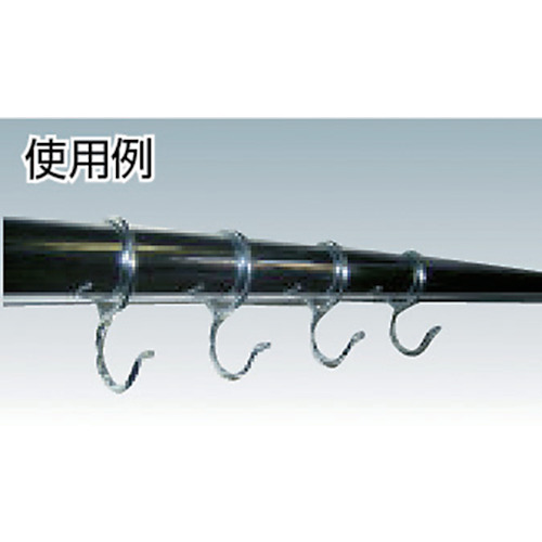 鉄ユニクロ パイプ用フック 25mm用(5個入)【P-151】