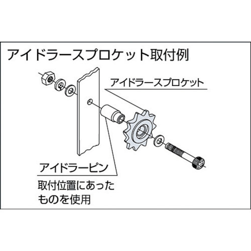 ダブルアイドラースプロケット35【WID35C16D12】