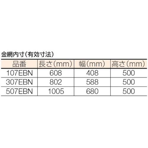 ハイグレード運搬車 金網付 740X460【107EBN】