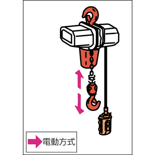ベータ型小型電気チェンブロック 定格荷重125KG 揚程3M【BS-K1230】