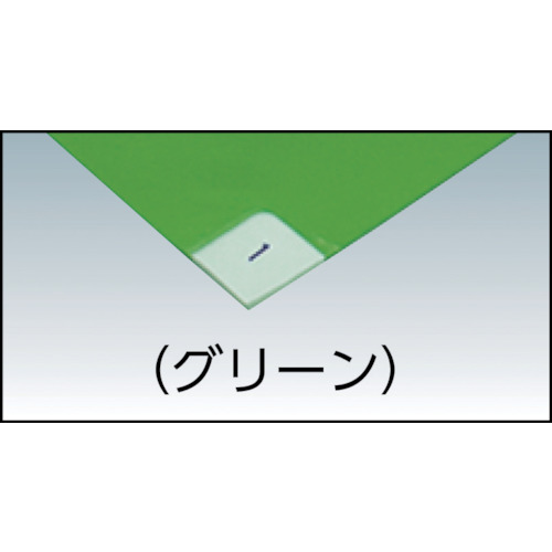 粘着マット(1シート) 緑 (30枚入)【BSC-84001-1S-G】