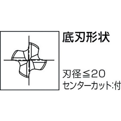 ハイスラフィングエンドミル WH-RESF Φ18 8408818【WH-RESF-18】