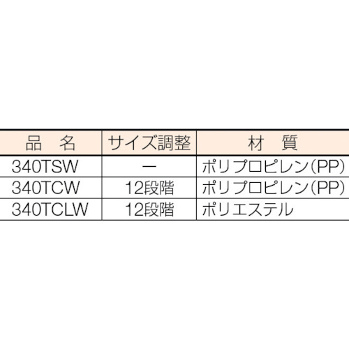 チューブクランプL白 (10個入)【340TCLW】