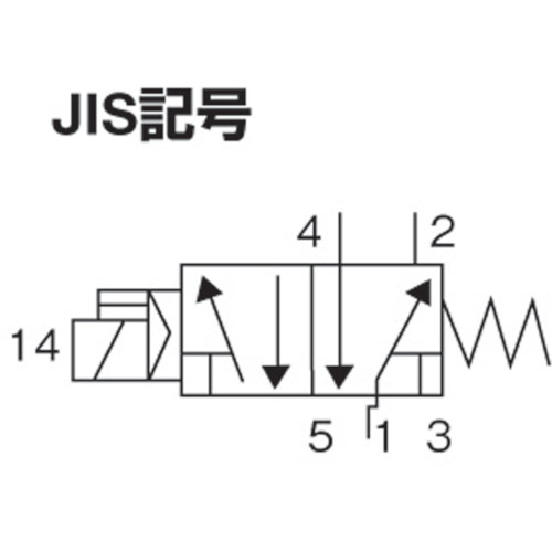 5ポート電磁弁 24V DIN形ターミナル【CSV210-4DS】