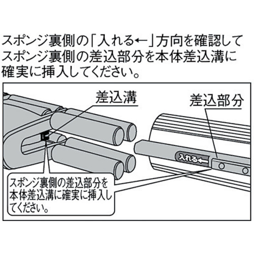 PVA スポンジワイパーGR-WET スペア【WI580-000N-SP】