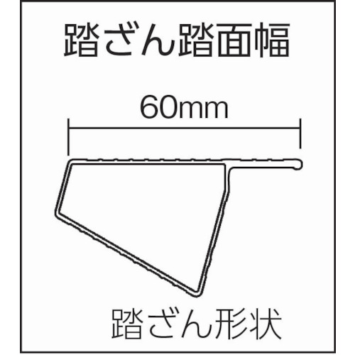 専用脚立スーパージョブJOB型 9尺【JOB-270E】