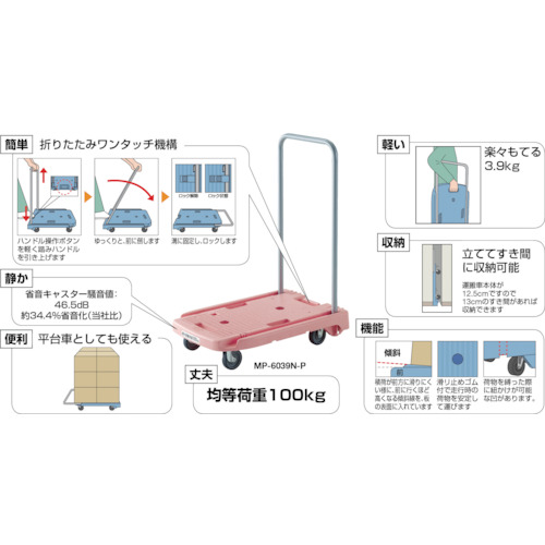 こまわり君用省音キャスター Φ75エラストマー車 固定【TYER-75ELB】