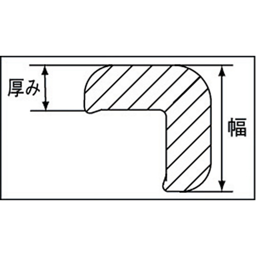 コーナーガード トラ Lサイズ【CGST-T-L】