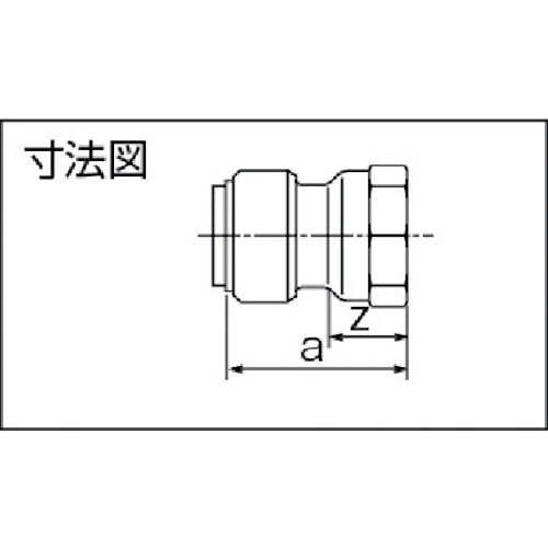 イノクイック 雌アダプタ付ソケット【304IQSFA25SUX25A】