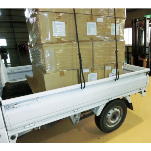 台付ポリプロンピレンロープ 線径12mmX長さ1m【TPP-121】