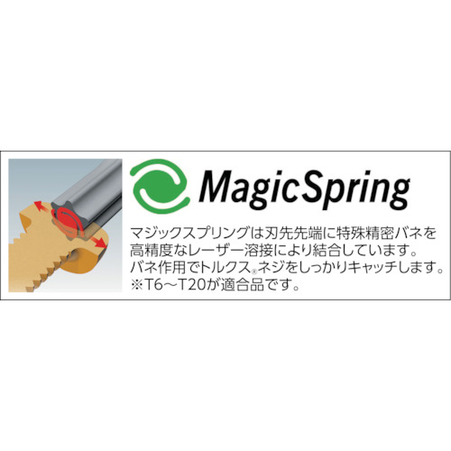 Gグリップトルクスドライバー990TX T20【990TX-T20-80】