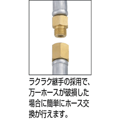 エアーホースリール 内径11mm×15m【SHR-40P】