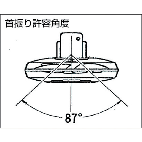 キャスター扇(送風機フロアファン)ハネ45cm首振式【SKF-45CD-1V】