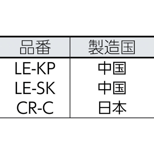 Sクランプ【LE-SK】