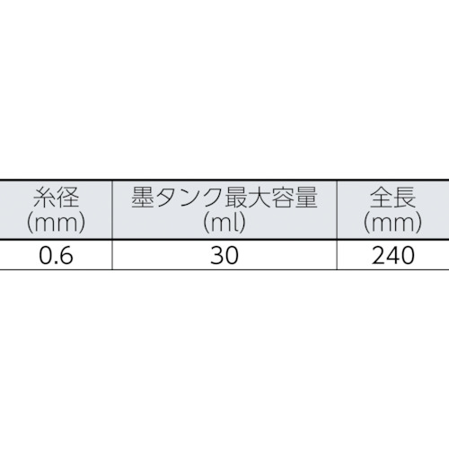 パーフェクト墨つぼ21赤/21m【PS-SUM21-R】