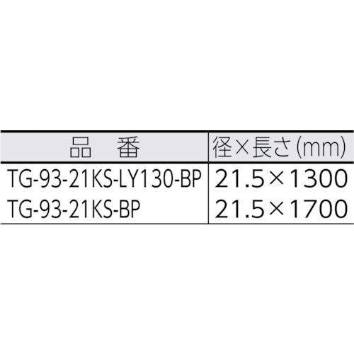 フルハーネス安全帯用ランヤード【TG-93-21KS-BP】