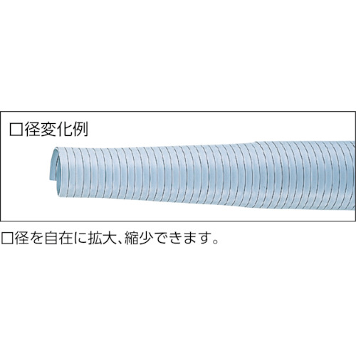 硬質ダクトN.S.型 125径 10m【DC-NS-H-125-10】