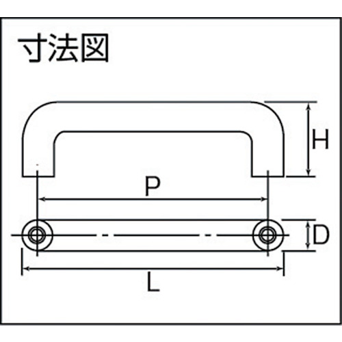 ステンO型ハンドル 25φ×300mm HL【G-470-301】