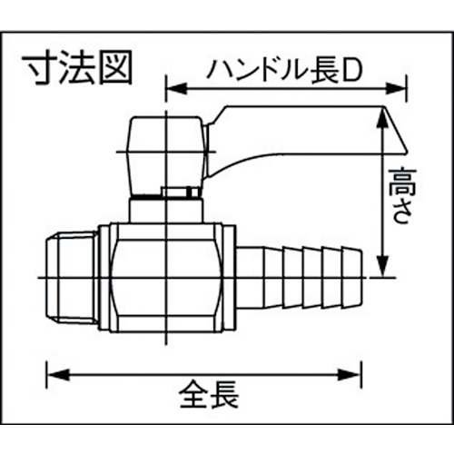 エースボールZero ホースニップル型 PT1/2XΦ12.7【BH-0440】