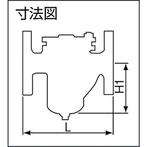 U形ストレーナ(60メ) 25A【SU-20-60M-25A】