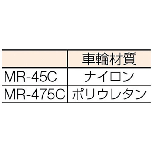 メタルラック用キャスター 4個セット【MR-45C】