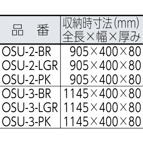 折りたたみステップ OSU-2 ピンク【OSU-2-PK】