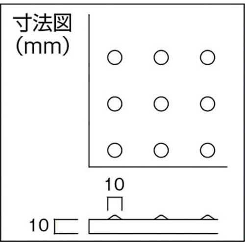 ブラックターフ 1mX2mX10mm【407-0410】