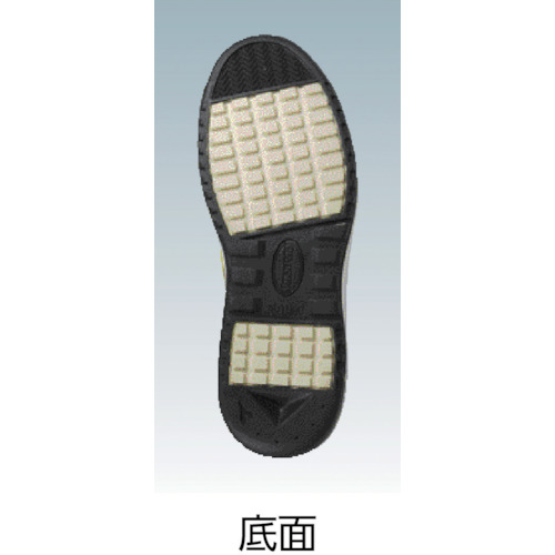 DIADORA 安全作業靴 エミュー 赤/クロ 25.5cm【EM321-255】