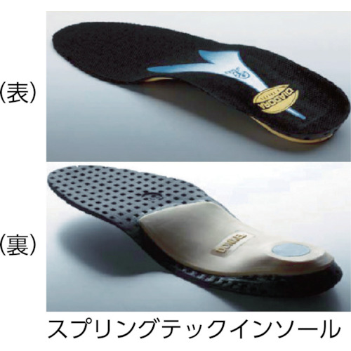 DIADORA 安全作業靴 ピーコック 白/黒 25.5cm【PC12-255】