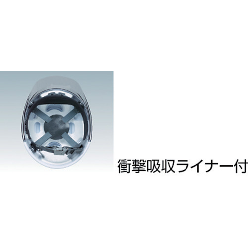 PC製ヘルメット 高通気タイプ 透明バイザー【SC-13PCLVRA-KP-W/S】