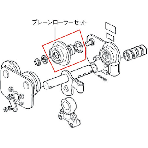 P-0.5t用プレンローラーセット【YP-005029】