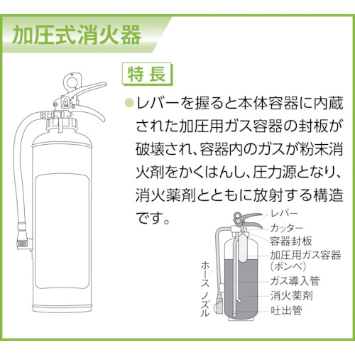 ABC粉末消火器10型【PAN-10F5】