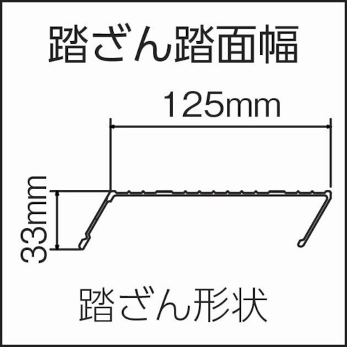 作業用踏台5段1.5m【A-115】