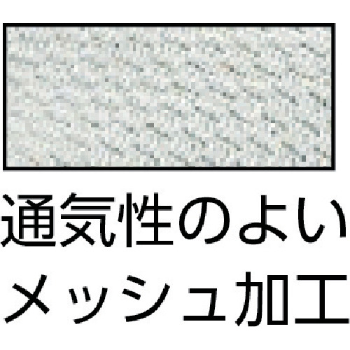 PU薄手手袋エンボス加工 グレー M【TPUM-G-M】