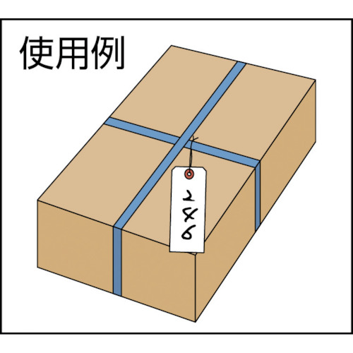 針金付き豆荷札 60×30MM 25枚【THNF-S】