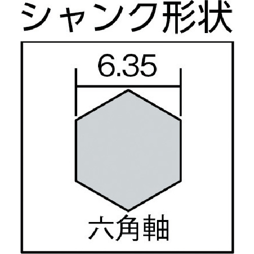 充電ドリル用自在錐 替刃【36X-K】