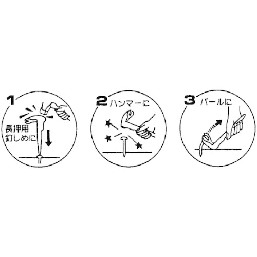 三徳釘〆 210mm (ブリスターパック入り)【E2-210】
