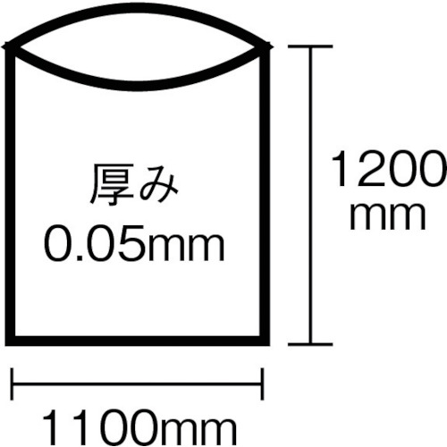 業務用ポリ袋 特大120L 白半透明 (5枚入)【G-120D】