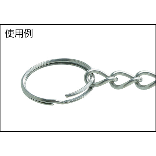 ニッケルキーリング22mm(15個入)【P-852】