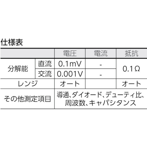 デジタルテスタ【CDM-11D】
